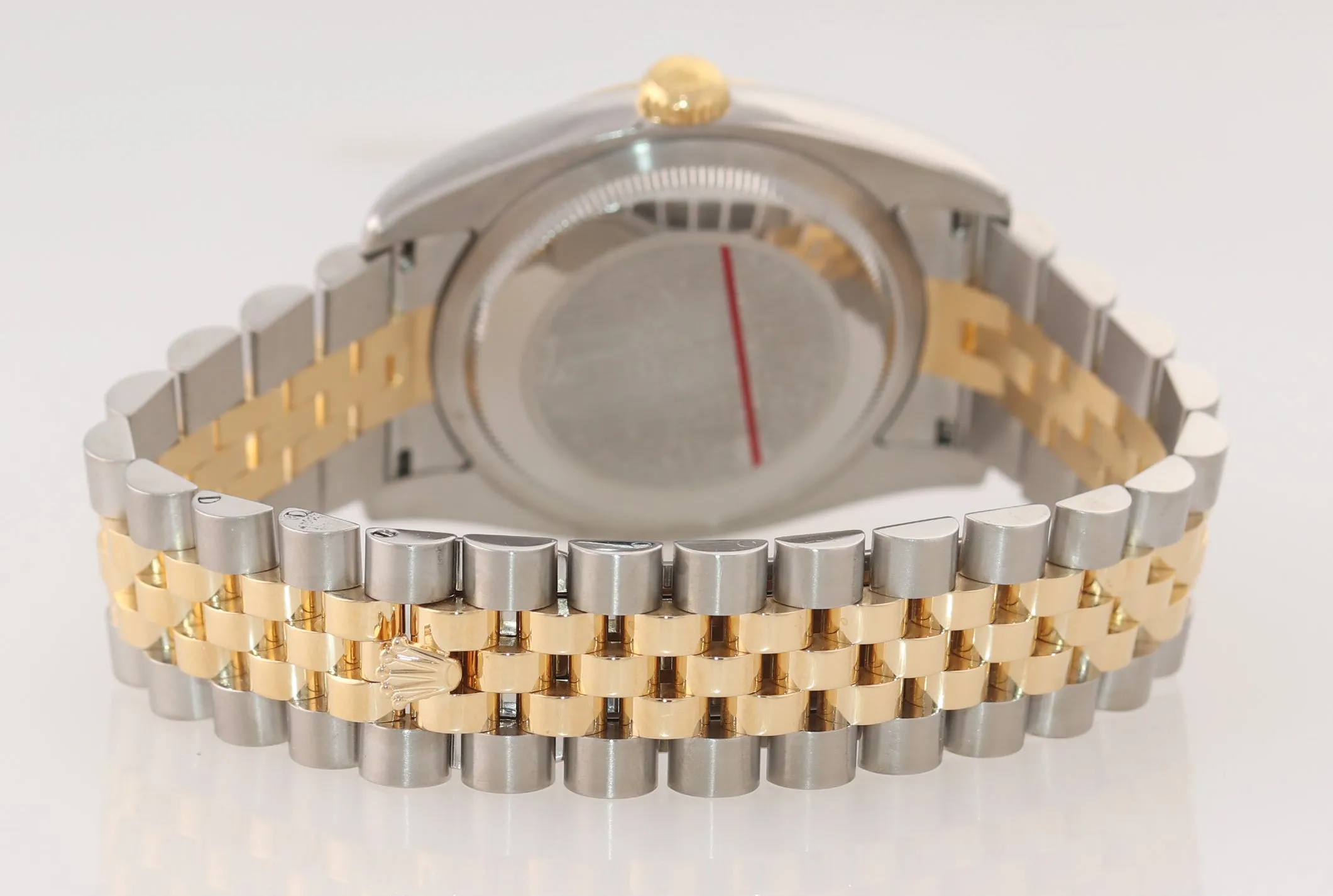 DIAMOND PAPERS Rolex DateJust Jubilee 36mm 116233 Champ 18k Gold Two Tone Watch