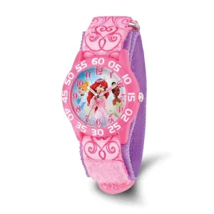 Disney Kids Princess Acrylic Pink Strap Watch
