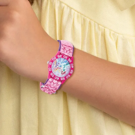 Disney Kids Princesses Acrylic Pink Nylon Watch