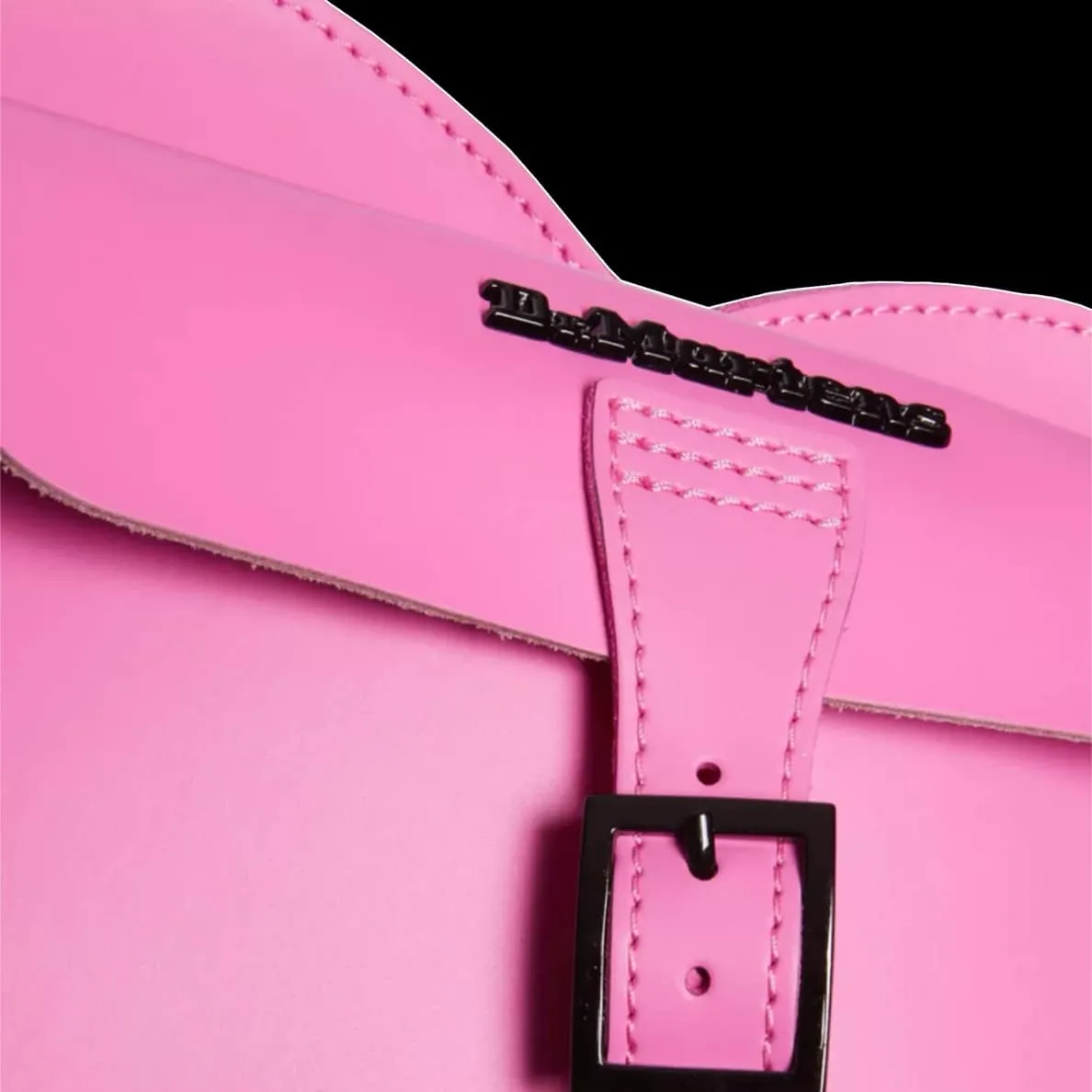 Dr Martens - Pink Leather Heart Purse
