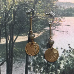 DROP COIN EARRING