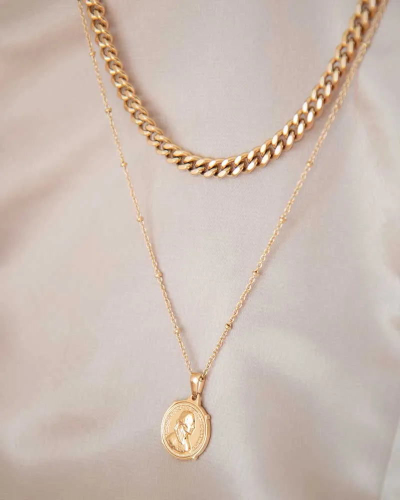 Edina Coin Necklace