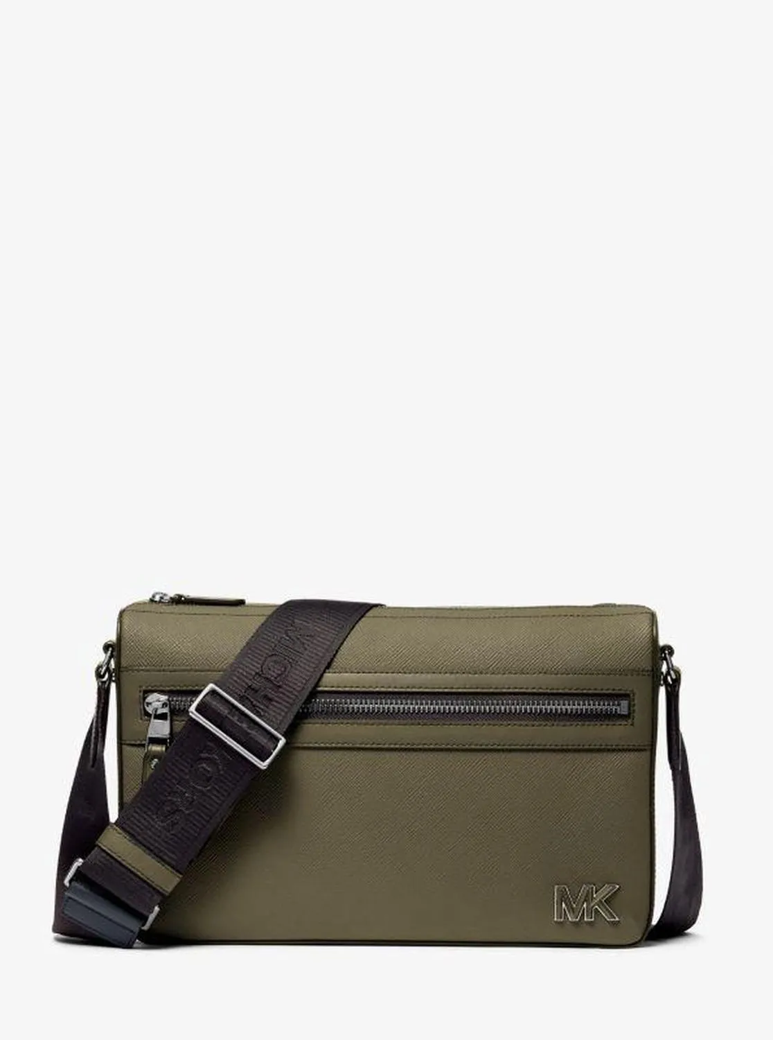 Edison Medium Saffiano Leather Messenger Bag