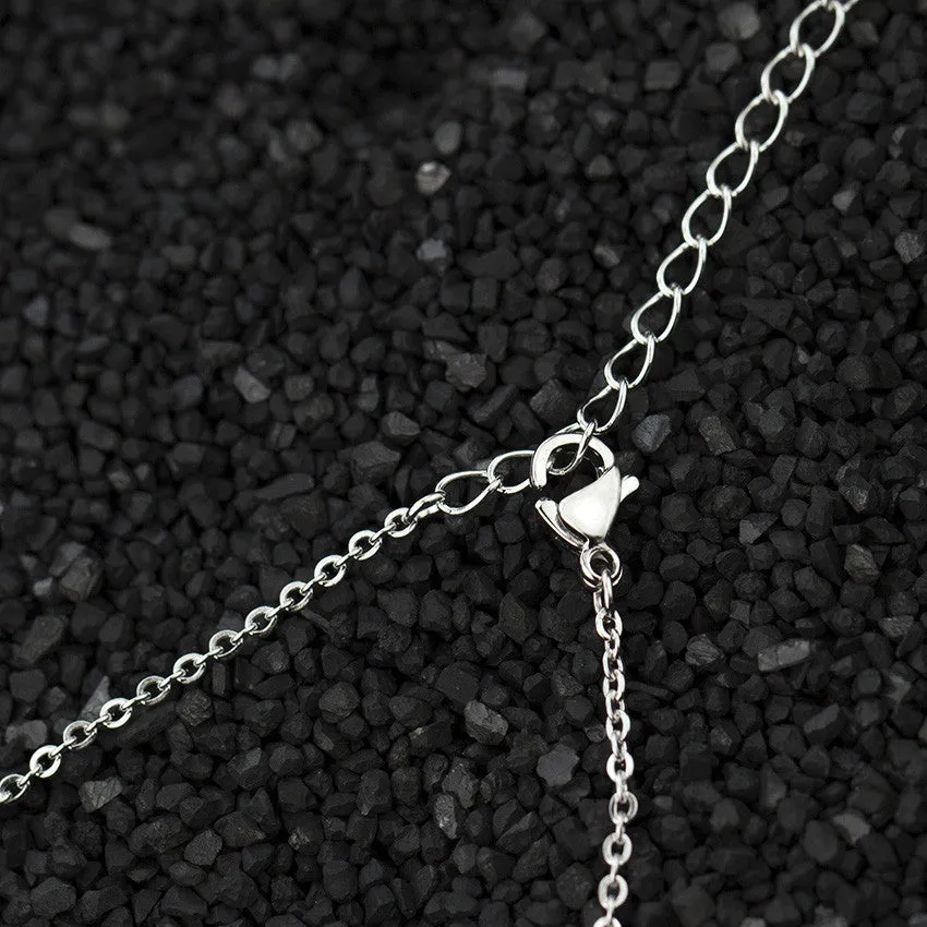Elegant Cubic Zircon Heart Pendant Necklace Gold