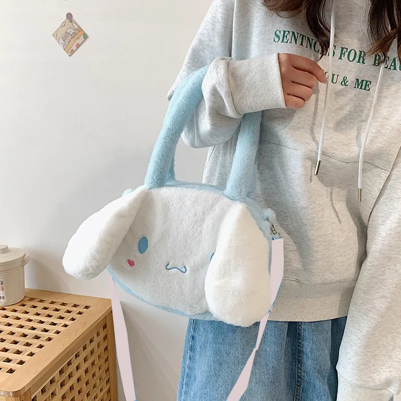 Elegant Women's Plush Clow Make-up Cute Bags