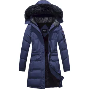ELORA Winter Warm Parka – The Perfect Mid-Length Puffer Coat for Women