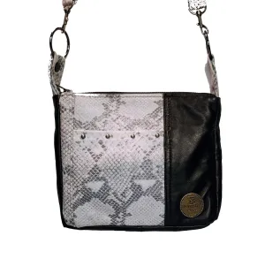Emaline Black Snake Bag