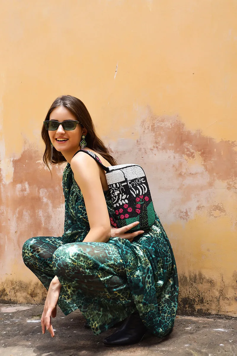 Enchanted Beaded Shoulder Bag