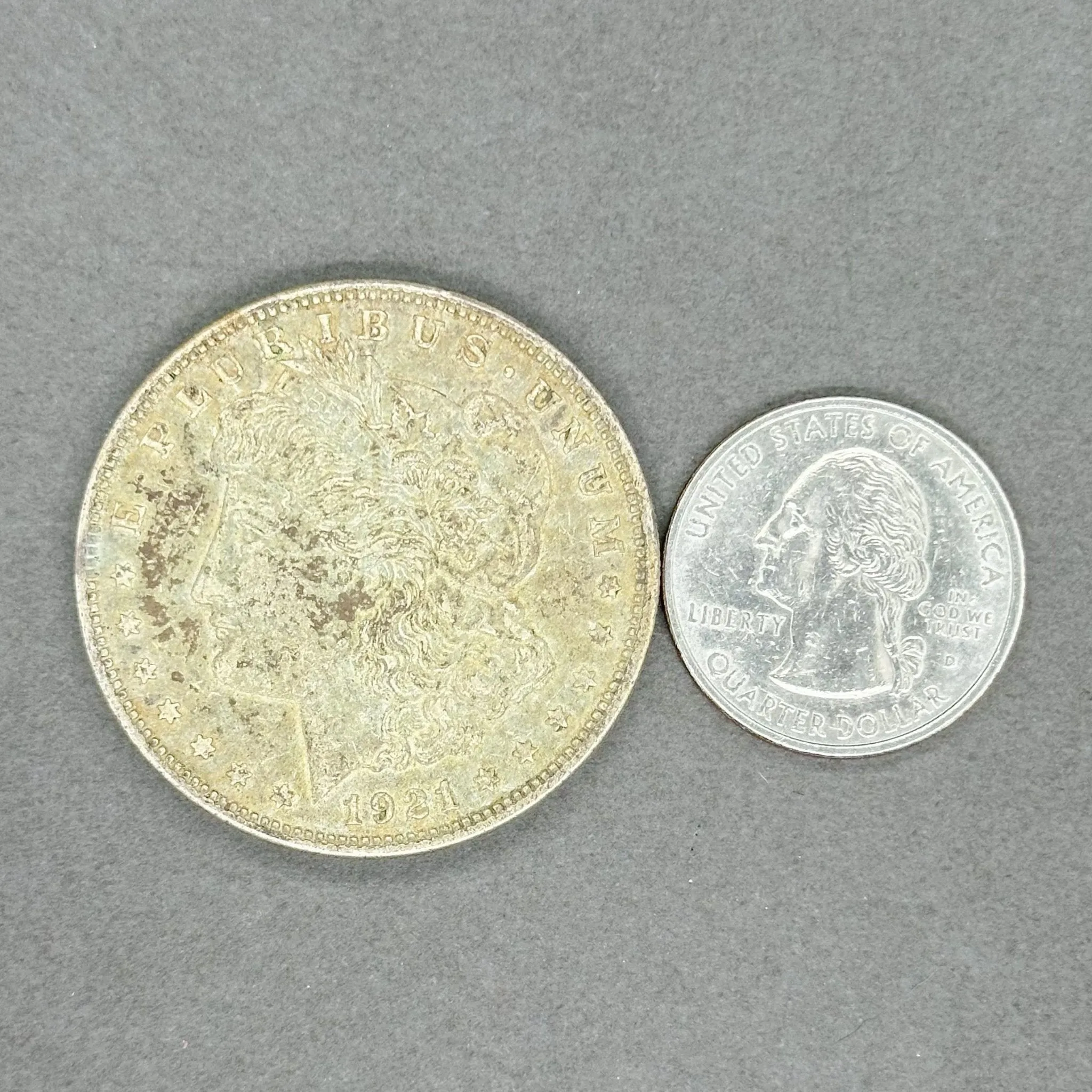 Estate 0.9 Fine Silver 1921 Morgan Dollar Coin