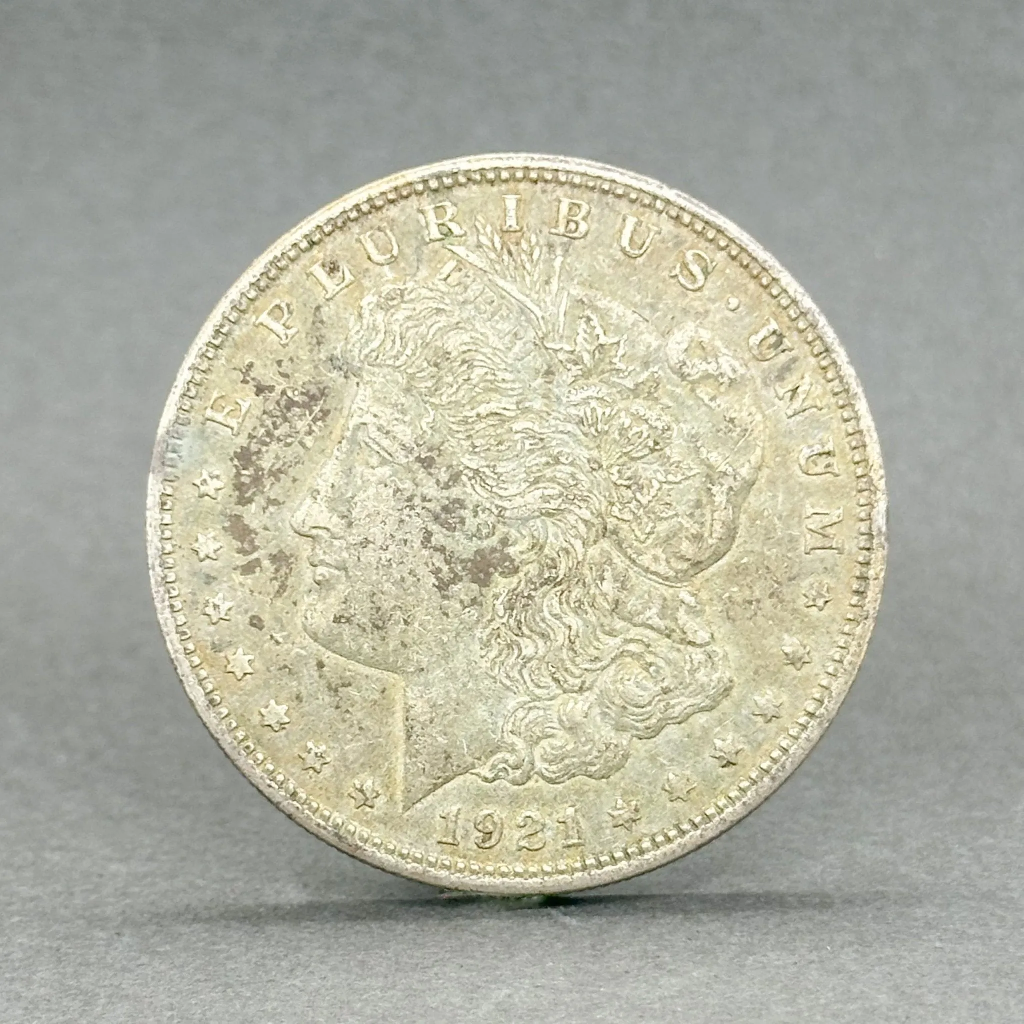 Estate 0.9 Fine Silver 1921 Morgan Dollar Coin