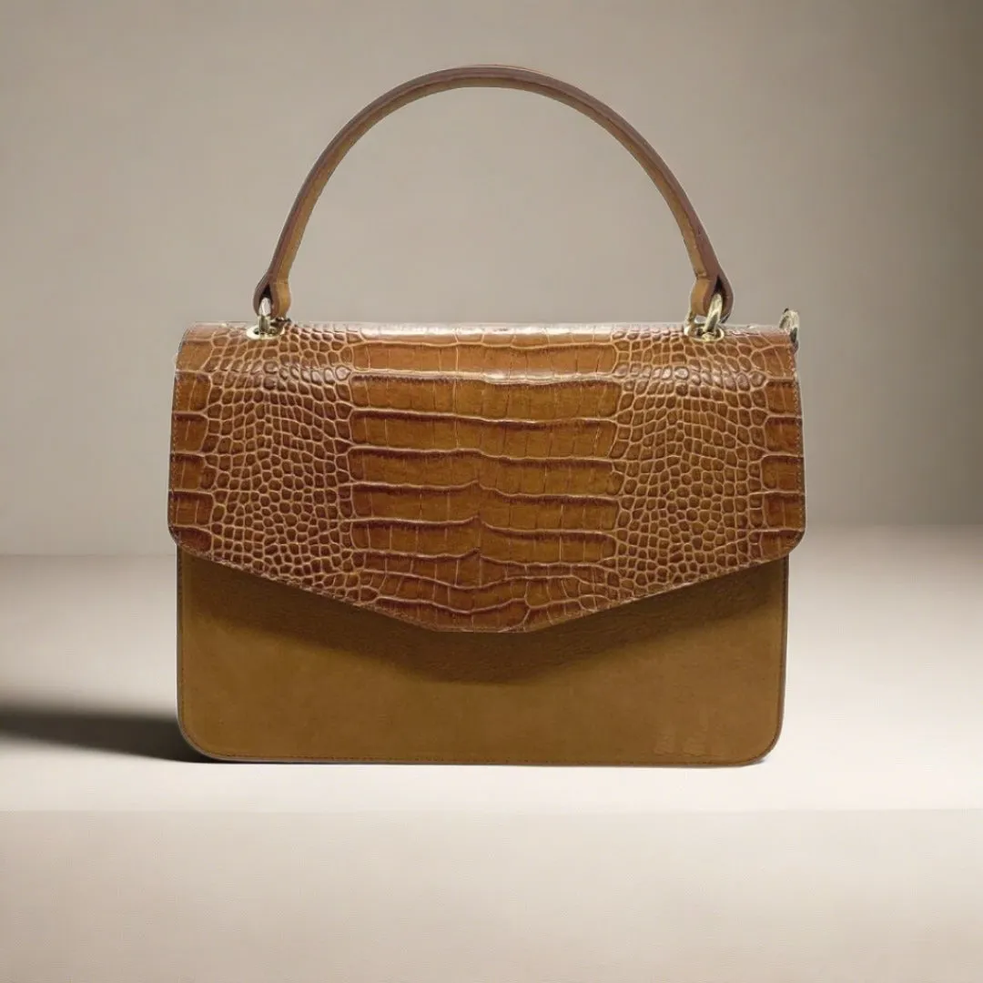 Exotic Flap Leather Bag