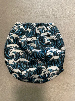 F156-Ocean waves-Mama Koala Pocket Diaper 1.0