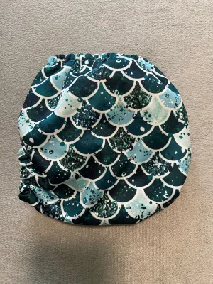 F167-Fish Scales-Mama Koala Pocket Diaper 1.0
