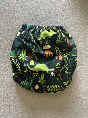 F178-Dinosaurs in the Jungle-Mama Koala Pocket Diaper 1.0