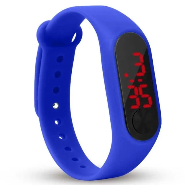 Fashion New Superior Children's Digital Led Sport Watch Casual Silicone Children Watches Wristwatch Bracelet Relogio Masculino