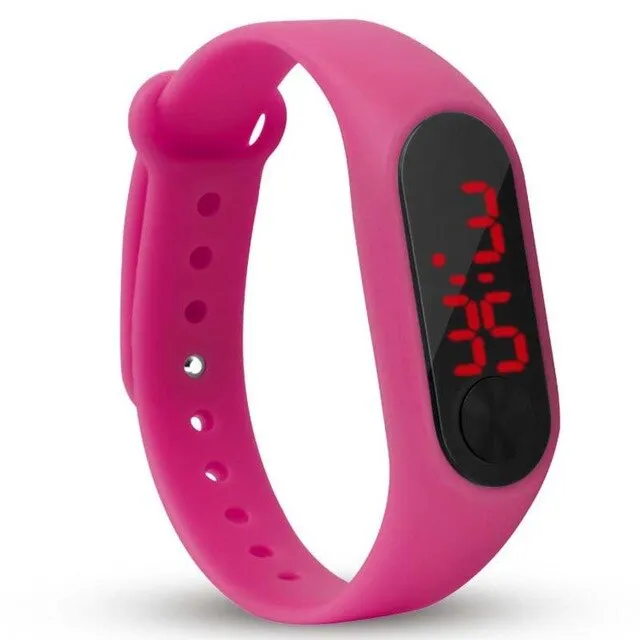 Fashion New Superior Children's Digital Led Sport Watch Casual Silicone Children Watches Wristwatch Bracelet Relogio Masculino