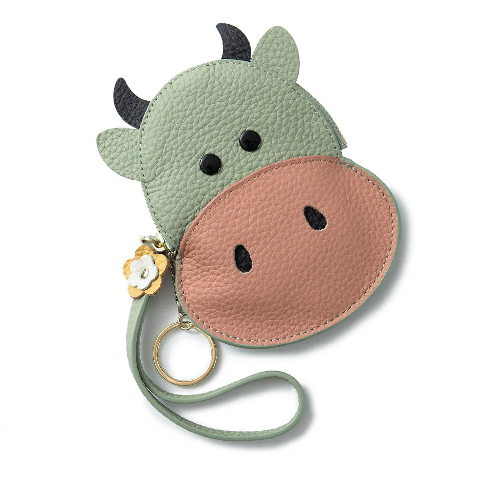 Female Style Pannier Genuine Leather Animal Coin Purses