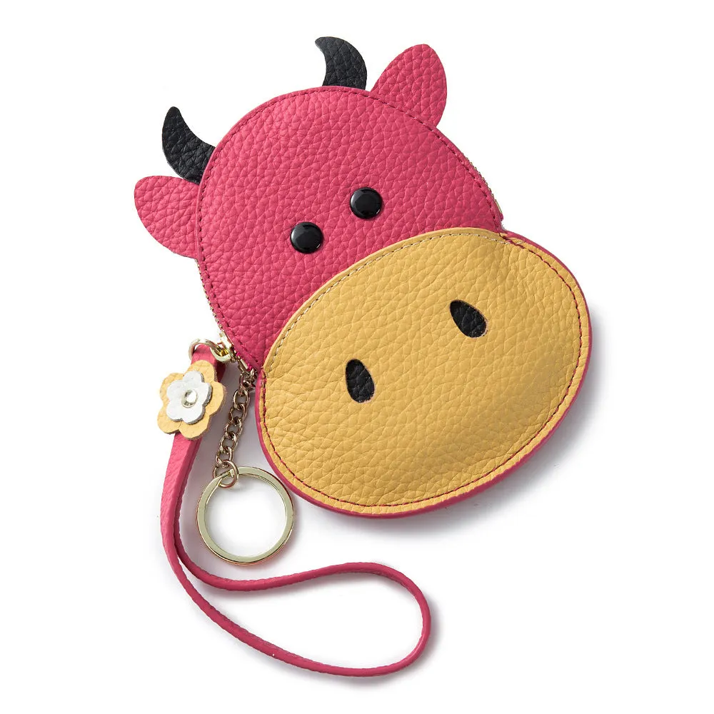 Female Style Pannier Genuine Leather Animal Coin Purses