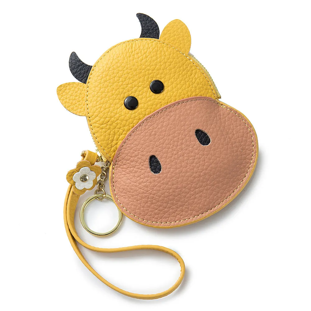 Female Style Pannier Genuine Leather Animal Coin Purses