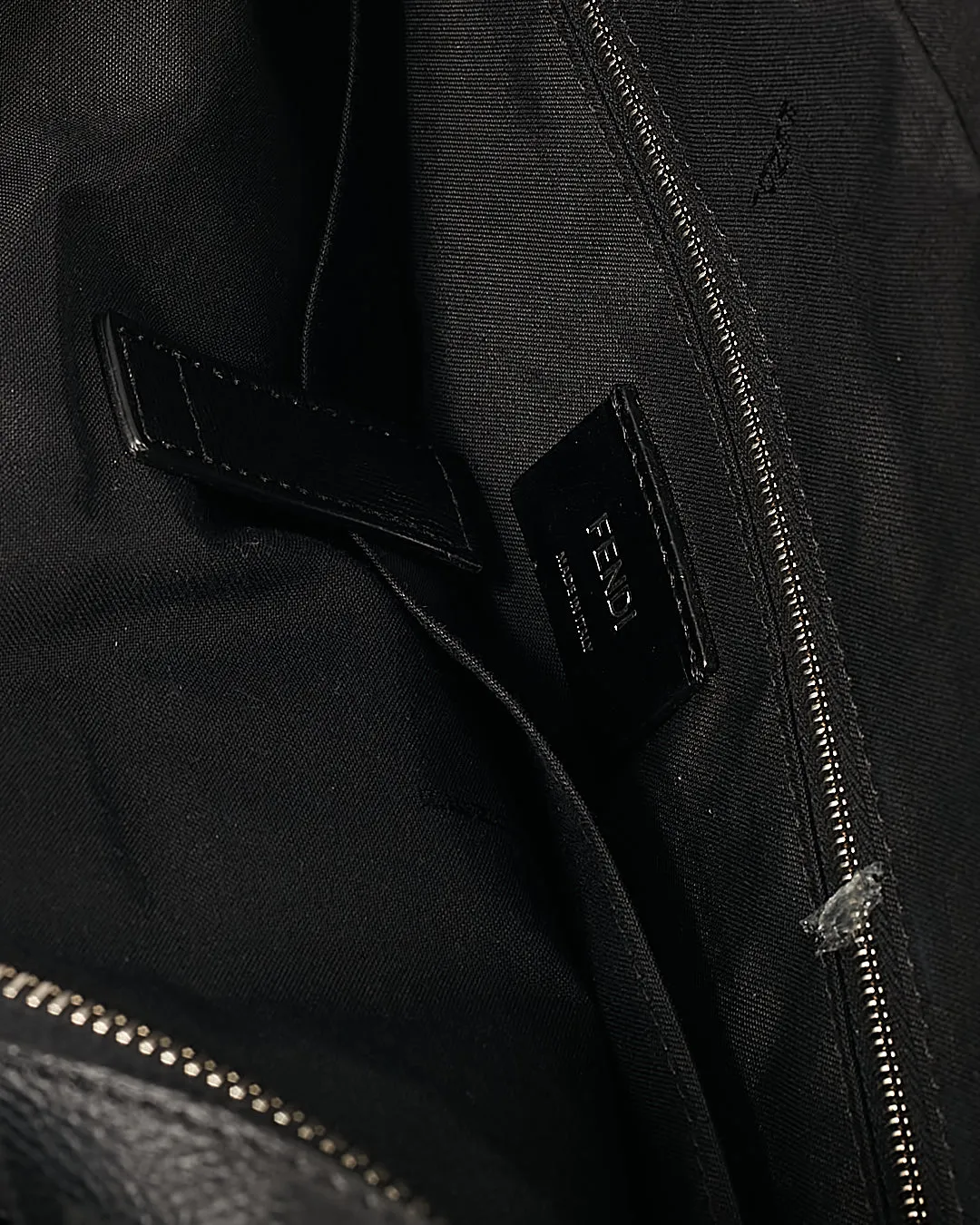 Fendi Black Zucca Print Coated Canvas Messenger Bag