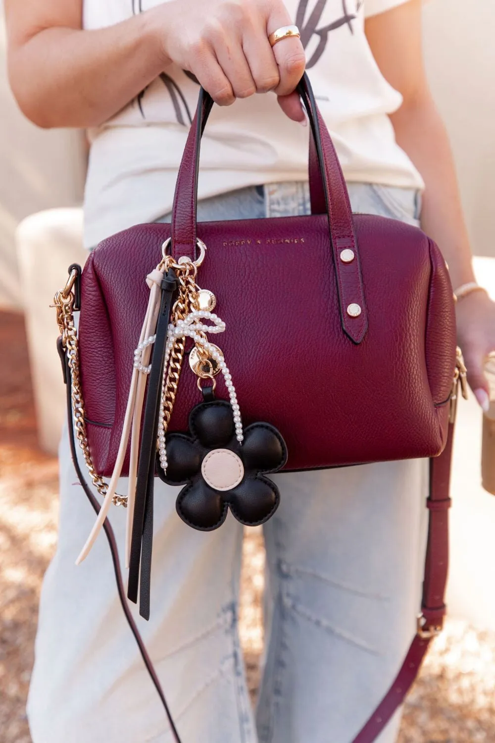 Flower Bag Charm