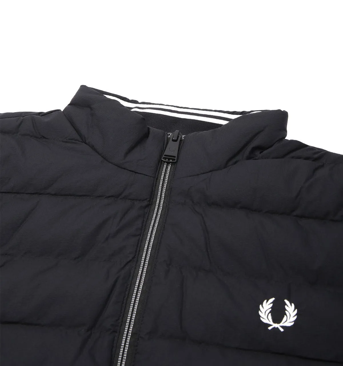 Fred Perry J4564 Insulated Puffer Jacket Black
