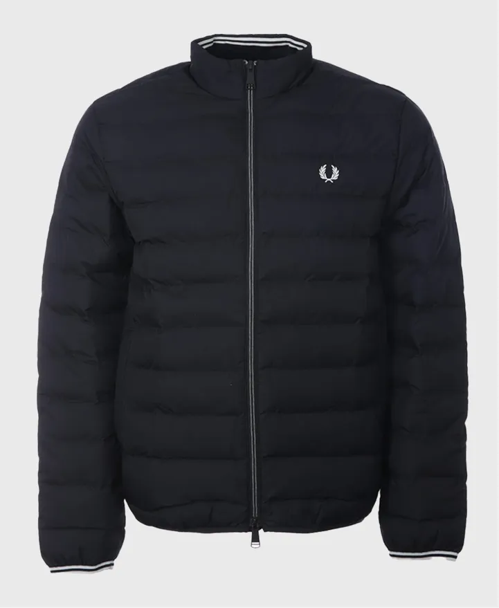 Fred Perry J4564 Insulated Puffer Jacket Black