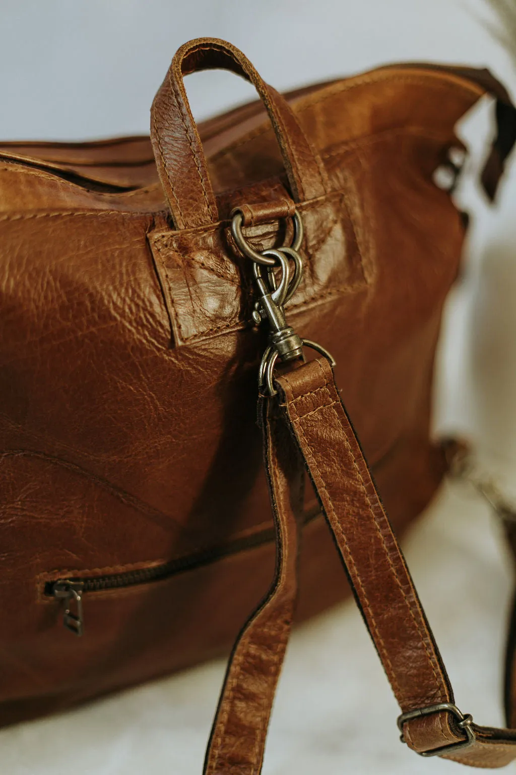 Funkymama Leather Backpack
