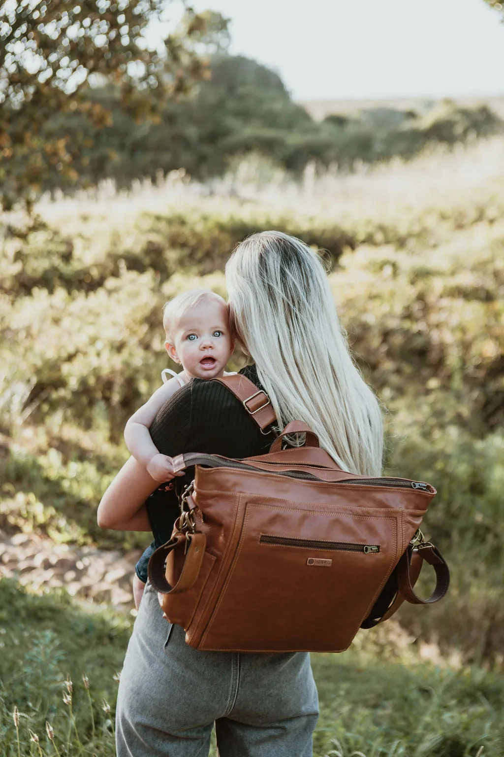 Funkymama Leather Backpack