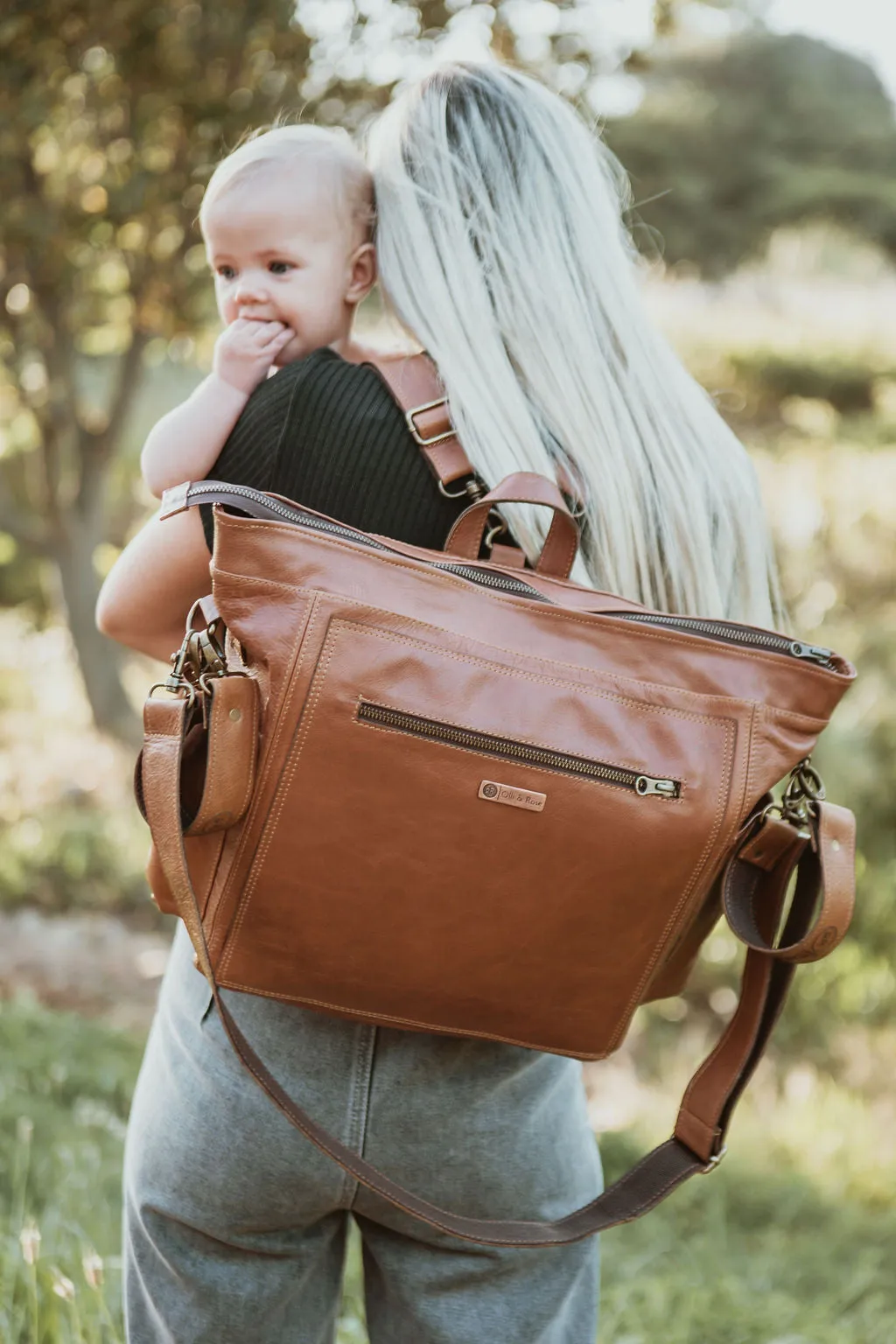 Funkymama Leather Backpack