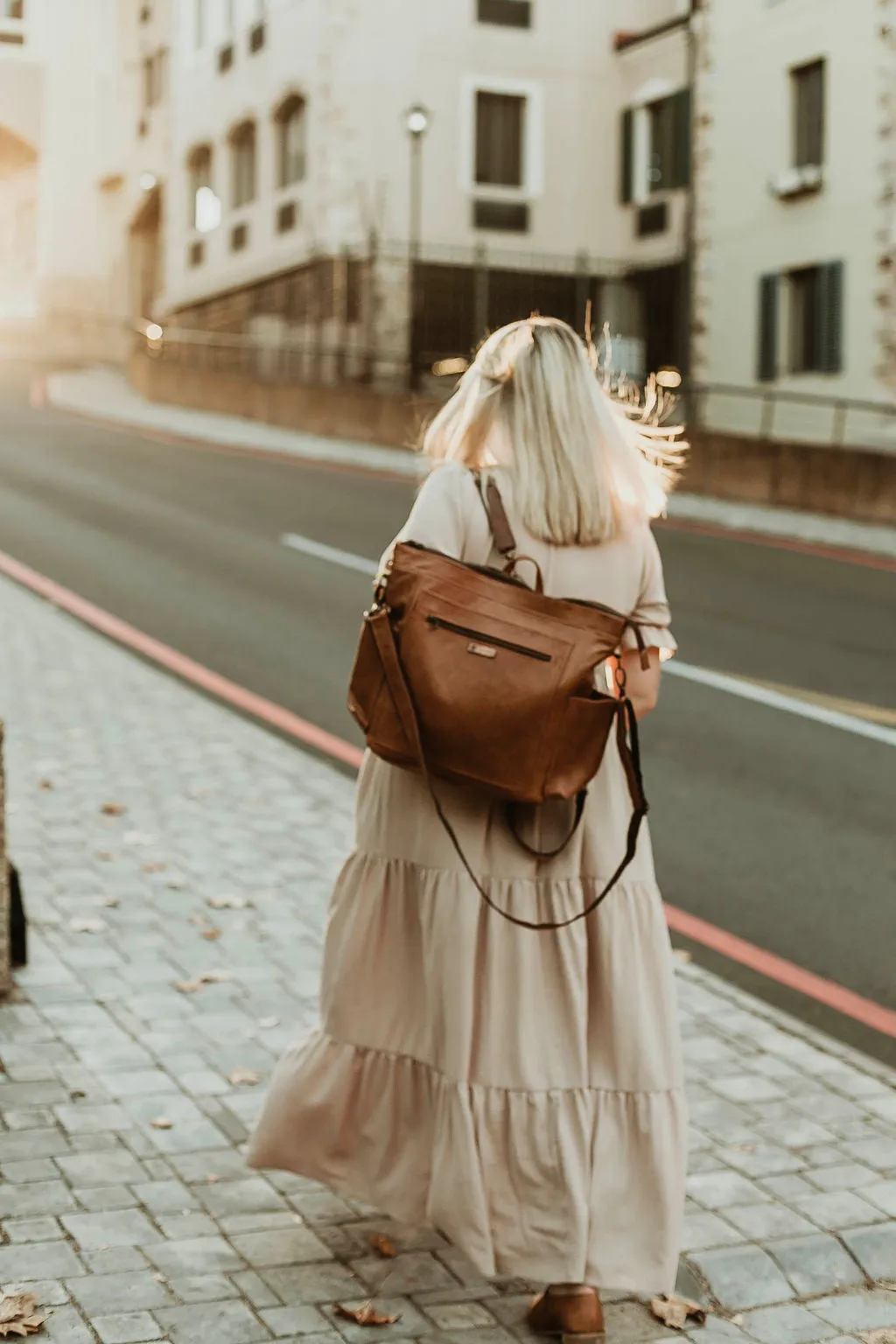 Funkymama Leather Backpack