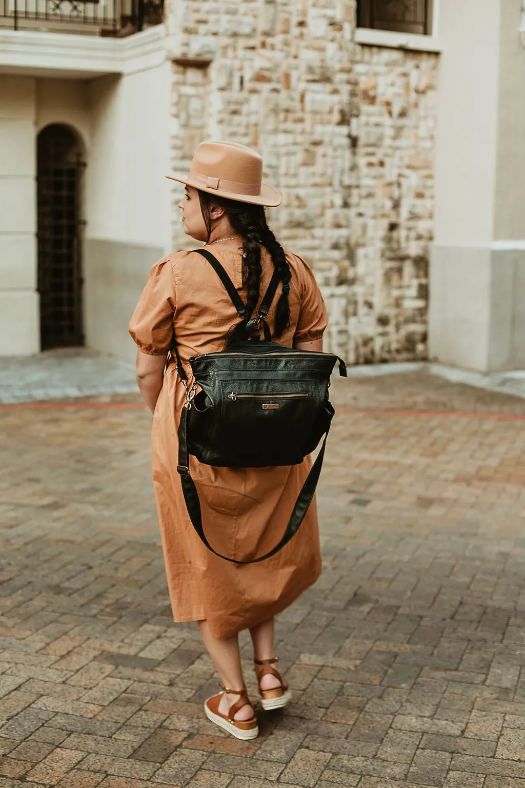 Funkymama Leather Backpack