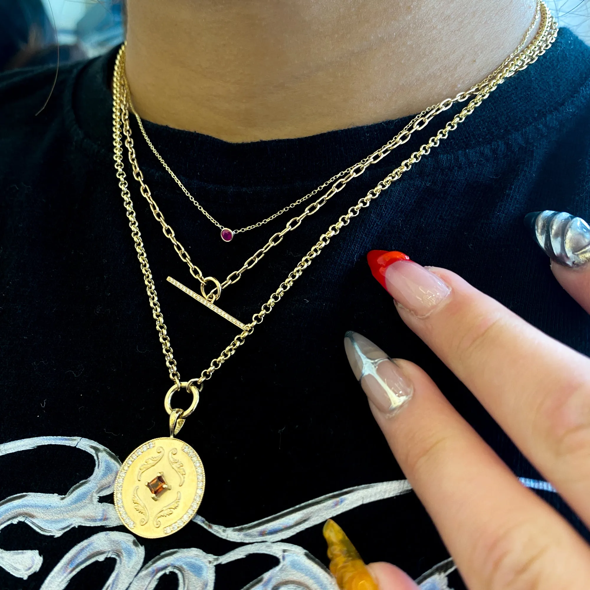 Garnet Callie Necklace