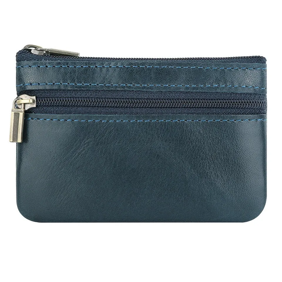 Genuine Leather Female Storage Crazy Horse Coin Purses