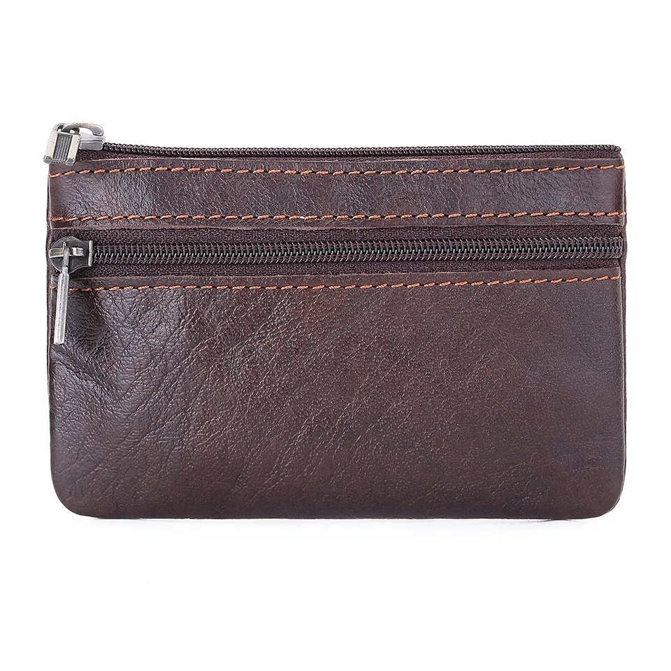 Genuine Leather Female Storage Crazy Horse Coin Purses