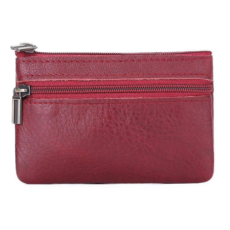 Genuine Leather Female Storage Crazy Horse Coin Purses