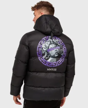 Glorious Gangsta Varoso Short Puffer Jacket Black