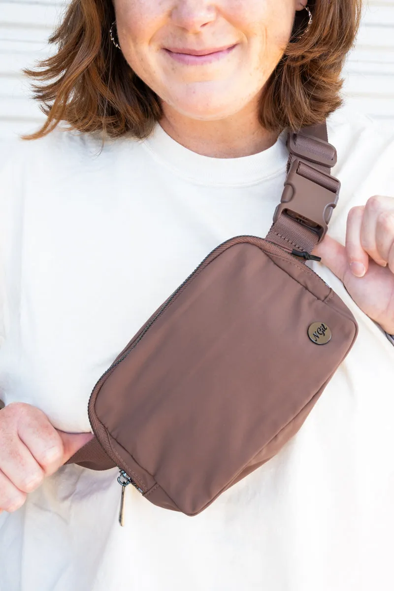 Gray Brooklyn Belt Bag