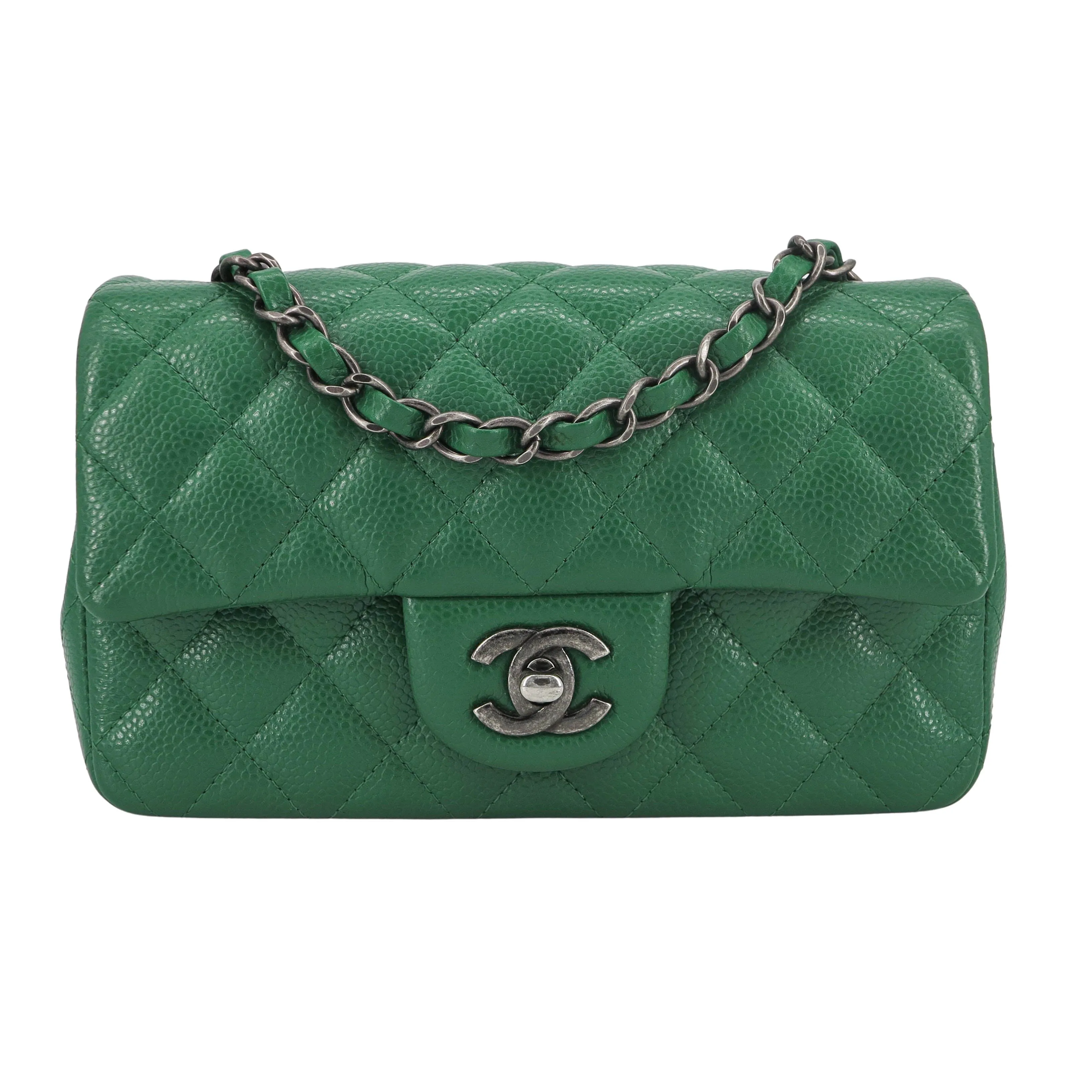 Green Caviar Classic Mini Rectangular Flap Bag