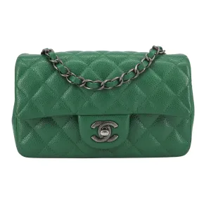 Green Caviar Classic Mini Rectangular Flap Bag