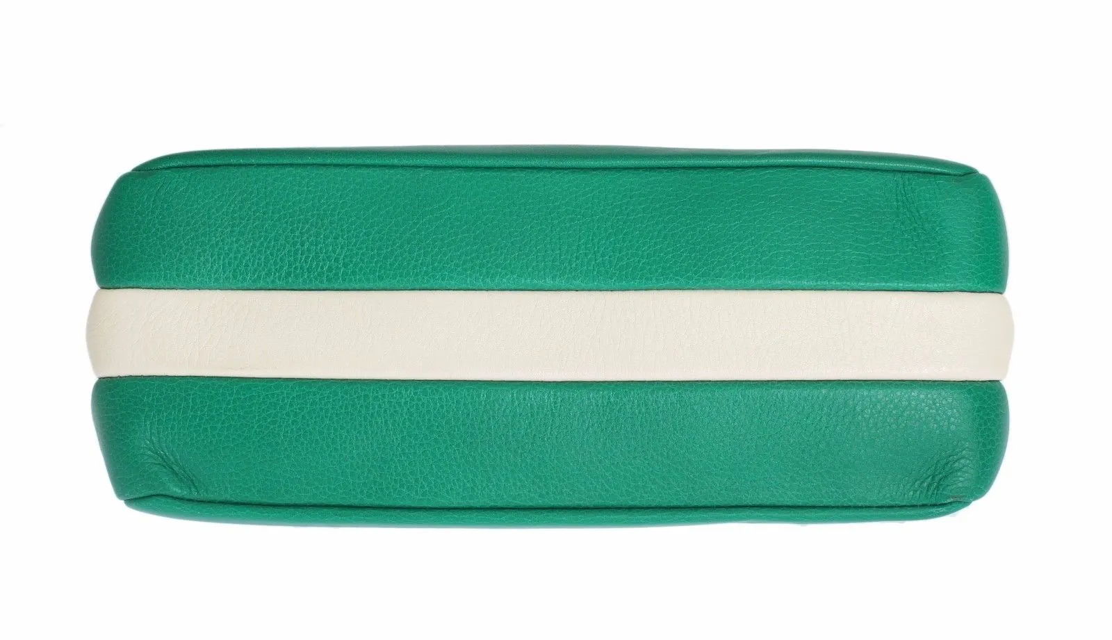 Green Leather Shoulder Messenger Satchel