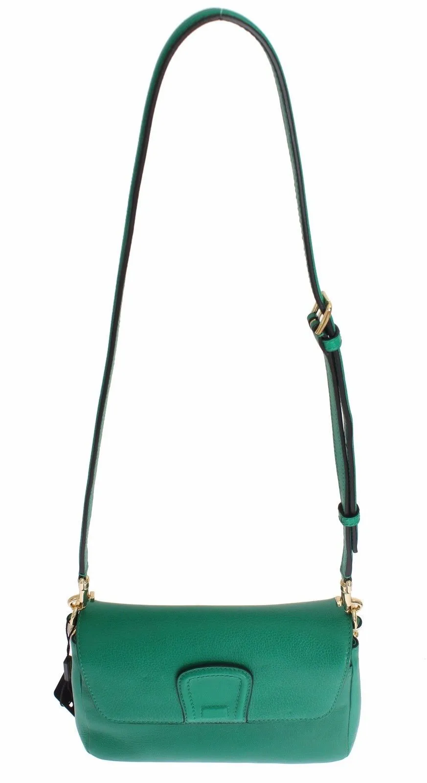 Green Leather Shoulder Messenger Satchel