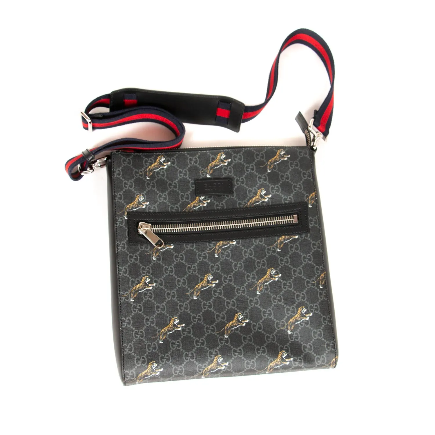 Gucci Bestiary Messenger with Tigers