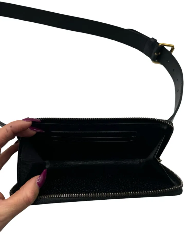 Gucci Double Marmont Leather Belt Bag