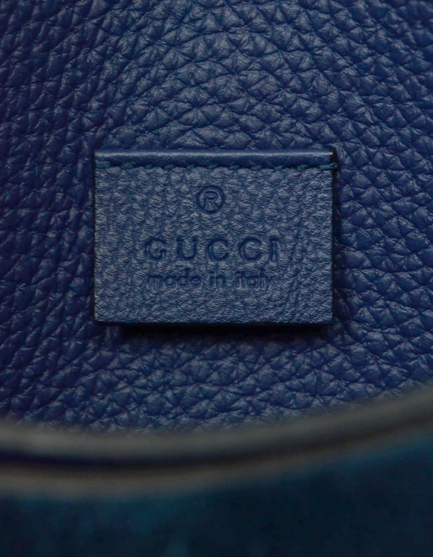 Gucci Navy Soft Calfskin Small Jackie Shoulder Crossbody Bag