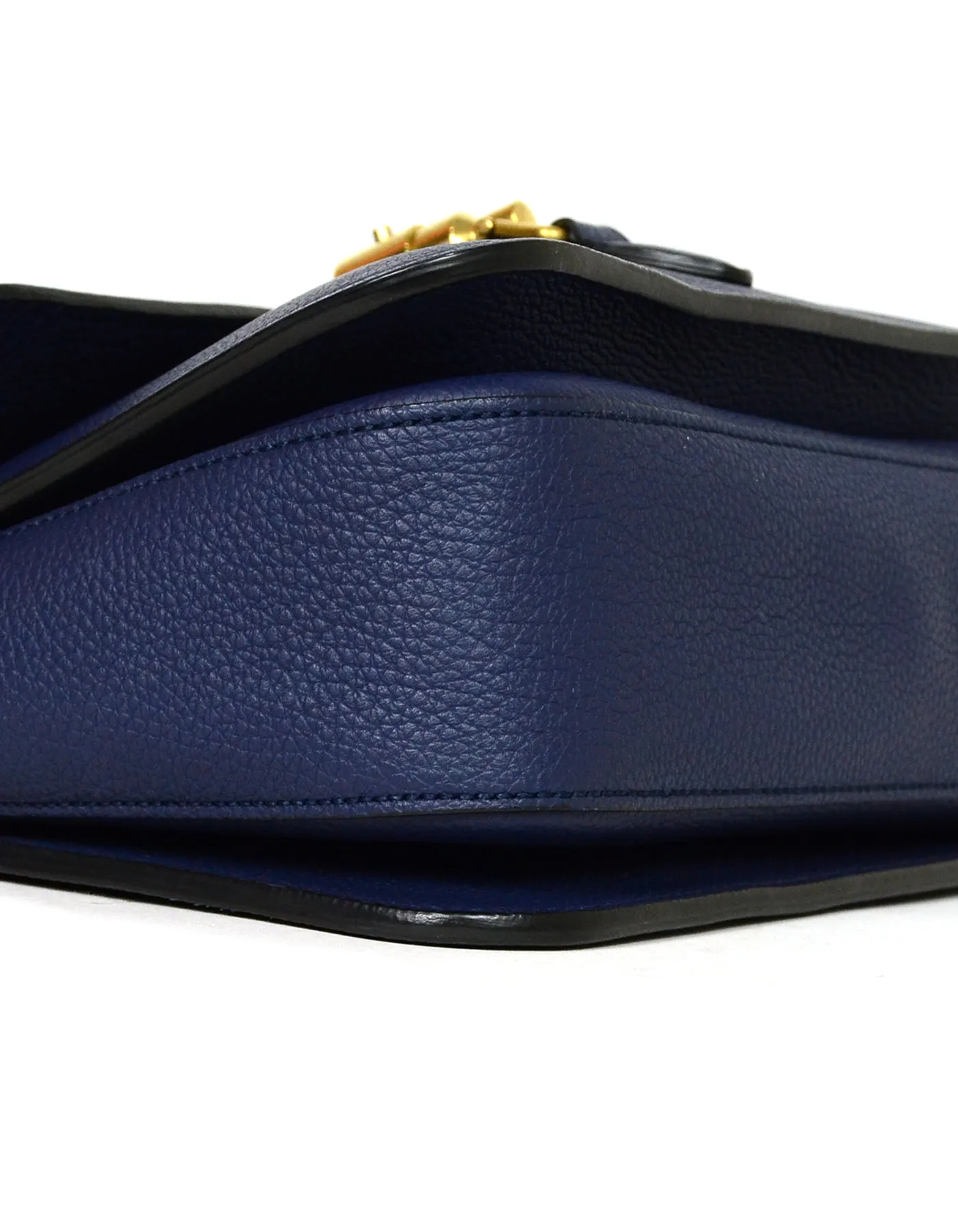 Gucci Navy Soft Calfskin Small Jackie Shoulder Crossbody Bag