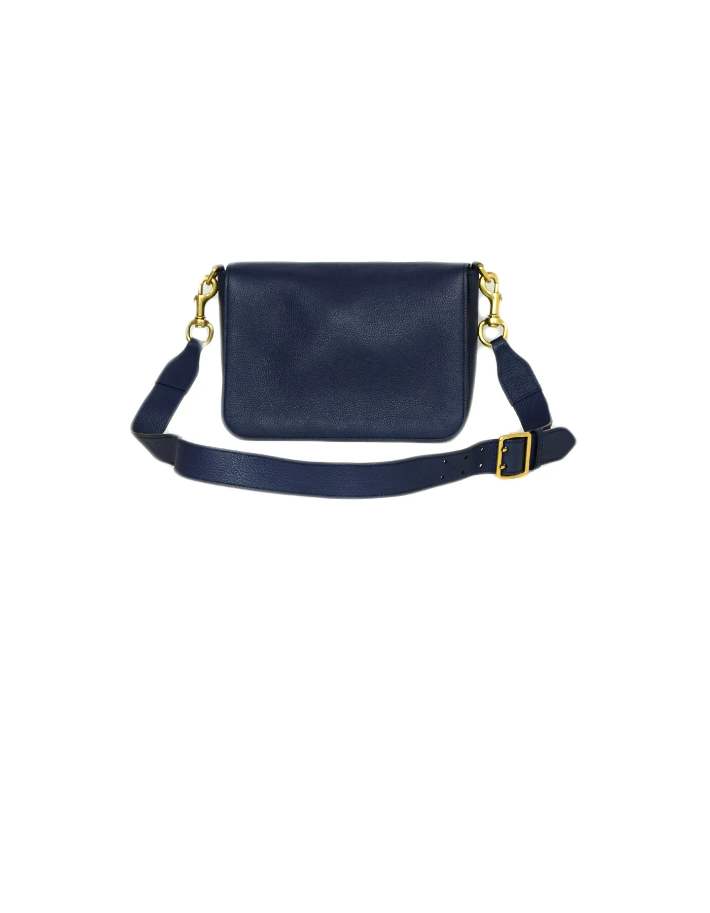 Gucci Navy Soft Calfskin Small Jackie Shoulder Crossbody Bag