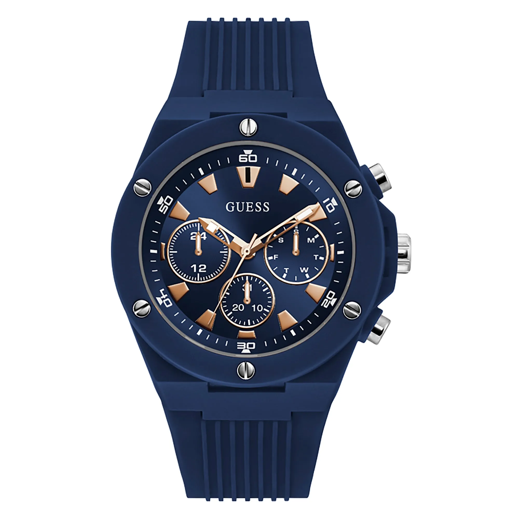Guess Men's Watch Blue Tone Case Quartz