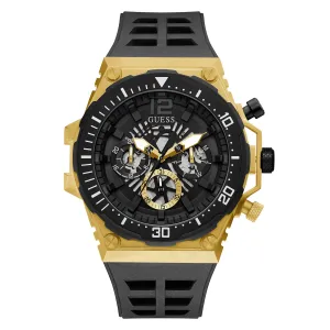 Guess Men's Watch Gold Tone Case Quartz