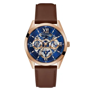 Guess Men's Watch Rose Gold Tone Case Quartz